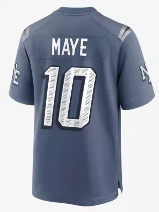 Drake Maye Patriots Rivalries Jersey