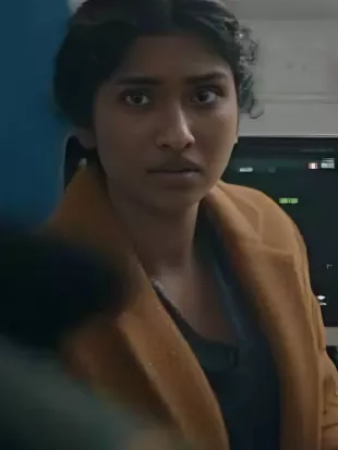 Doctor Who S15 Belinda Chandra Golden Coat