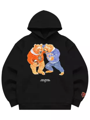 Lyrical Lemonade x Chicago Bears Black Tackle Hoodie