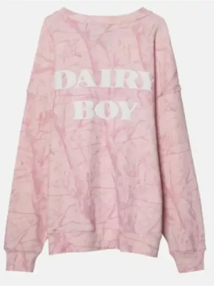 Dairy Boy Oversized Crewneck Sweatshirt
