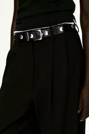 Studded Leather Belt