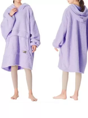Baylen Out Loud S2 Baylen Dupree Purple Blanket Hoodie