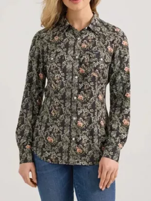 The Road S01 Briana Adams Floral Wrangler Shirt