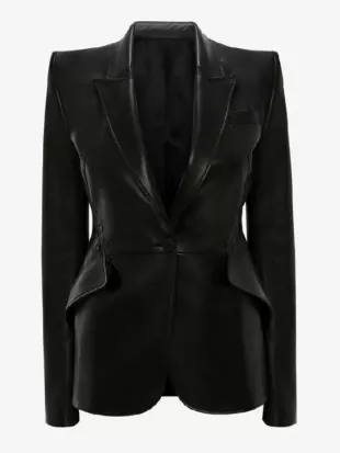 Law And Order SVU S27 Olivia Benson Leather Blazer