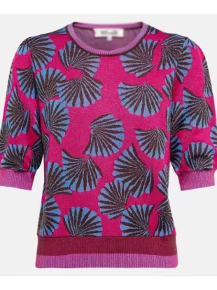 The Morning Show S04 Nicole Beharie Pink Floral Sweater