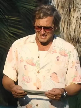 Palm Royale S02 Josh Lucas Floral Hawaiian Shirt