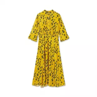 Drifting Ditsy Shirt Dress