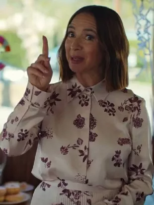 Maya Rudolph Loot S3 Floral Shirt