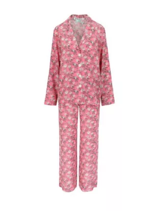 Loot S03 Molly Wells Pink Floral Pajamas