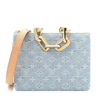 Blue Monogram Crossbody Bag
