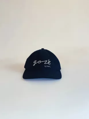 Beige Embroidered Logo Baseball Cap