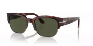 Brown Tortoiseshell Half Rim Sunglasses.