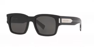 Black Square Acetate Sunglasses.