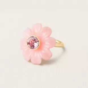 Pink Daisy Ring.