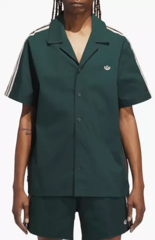 Clot by Edison Chen Colorblock Camp Shirt