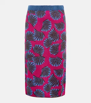 Hazel Jacquard Knit Midi Skirt