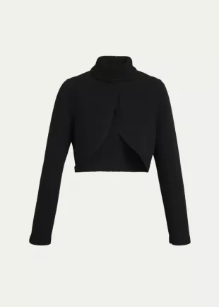 Cashmere-Blend Knit Cutout Sweater