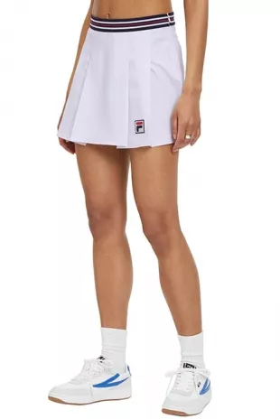 Laiwu Pleated Tennis Skirt Bright White