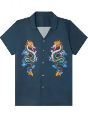 Scotch and soda - Dragon Print Shirt