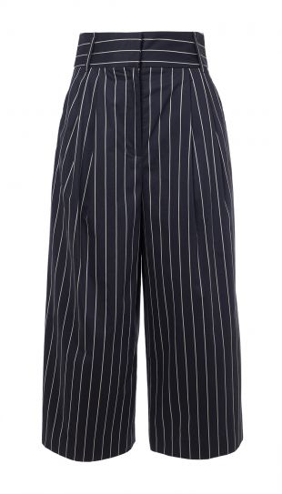i Sateen Stripe Bianca Cropped Pants