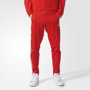 Pantalon de survêtement Beckenbauer rouge adidas