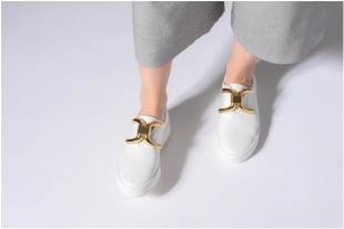Baskets en cuir blanches