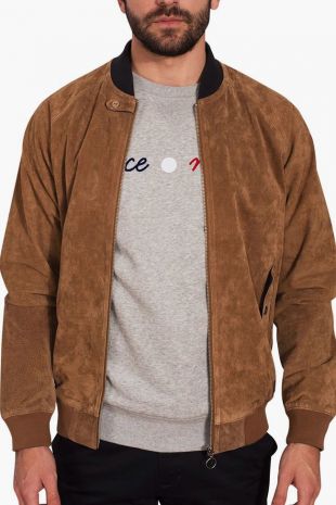 Faguo Blouson HANAU Cuir   387584   MSR Monshowroom.com