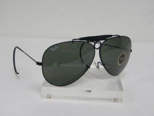 Ray-Ban - Shooter Black G-15 62mm L2817 Cable Temple