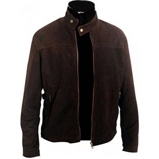 SALTONI - Tom Cruise Mission Impossible 3 Suede Leather Jacket (M) Brown