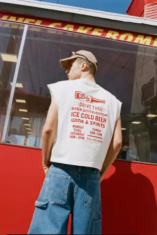 BDG Grayson Cutoff Muscle Tee