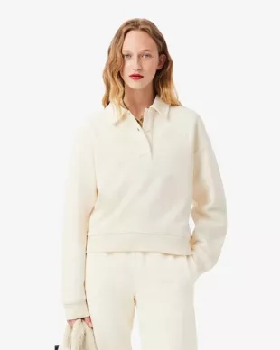 Polo Collar Sweatshirt