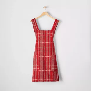Plaid Smock Apron