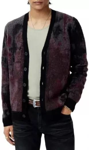 Dio Cardigan in Dark Plum