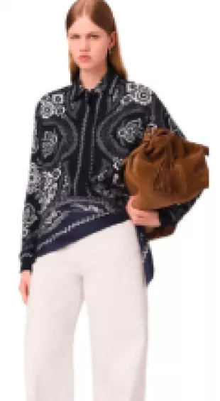 Bandana Printed Blouse