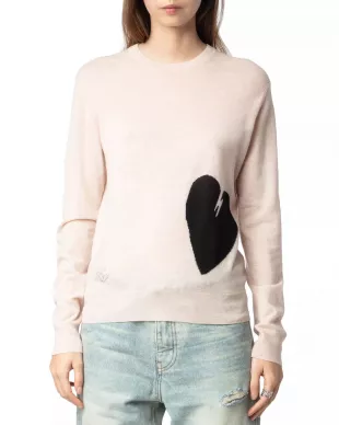 Pravis Cashmere Heart Sweater