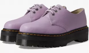 Air Wair 1461 Quad II Lilac Leather Heavy Duty Shoes
