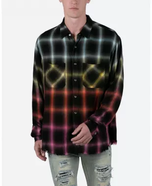 Ombre Flannel Shirt