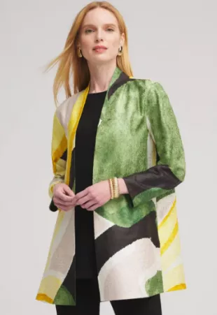 Collection Abstract Crushed Jacket