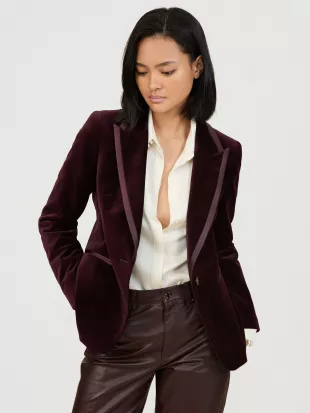 Elia Cotton Velveteen Blazer