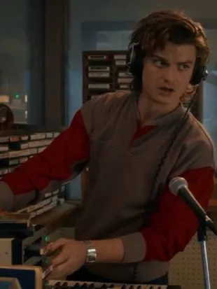 Stranger Things Season 5 Joe Keery Henley Sweater