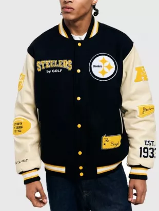Golf Wang 2025 Pittsburgh Steelers Letterman Jacket