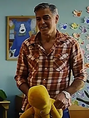 George Clooney Jay Kelly 2025 Plaid Shirt