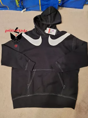 Double Twin Swoosh Oversize Sweatshirt