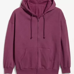 Oversized Full-Zip Hoodie