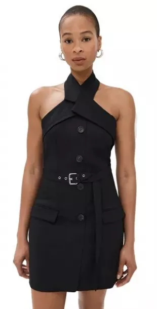 Crisscross Tailored Dress