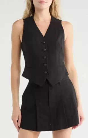 Cressida Cotton & Linen Vest