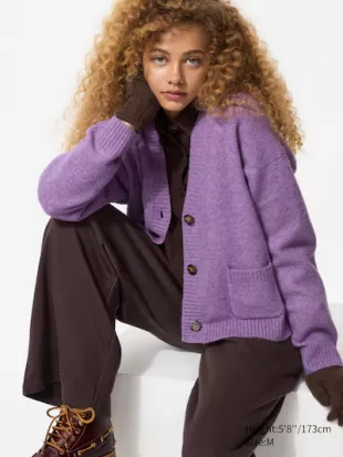 Souffle Yarn Short Cardigan