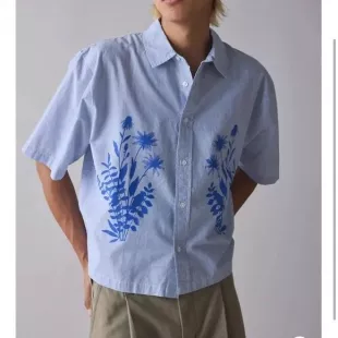 Striped Short Sleeve Shirt