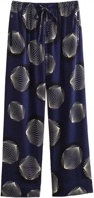Zw Collection Printed Trousers