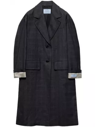 Single Breasted Wool Coat